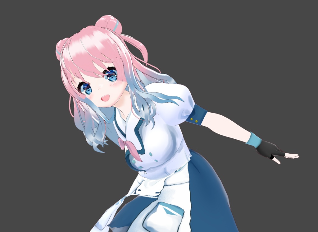 【Vroid】仲春モデル_研究員の姿【3Dモデル販売】