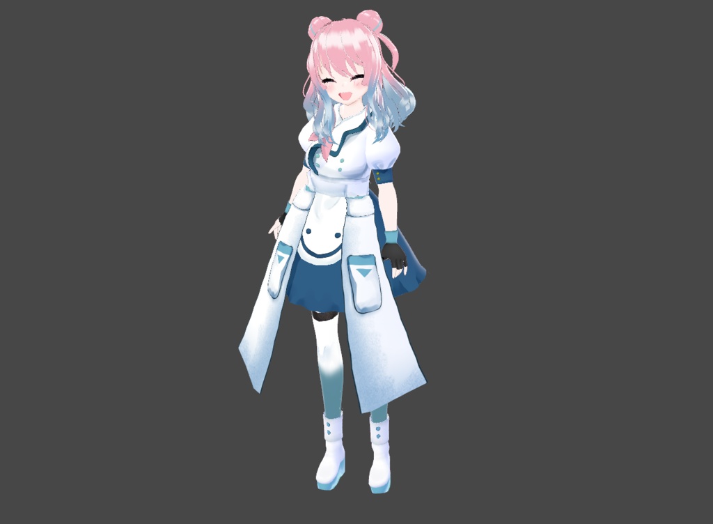 【Vroid】仲春モデル_研究員の姿【3Dモデル販売】