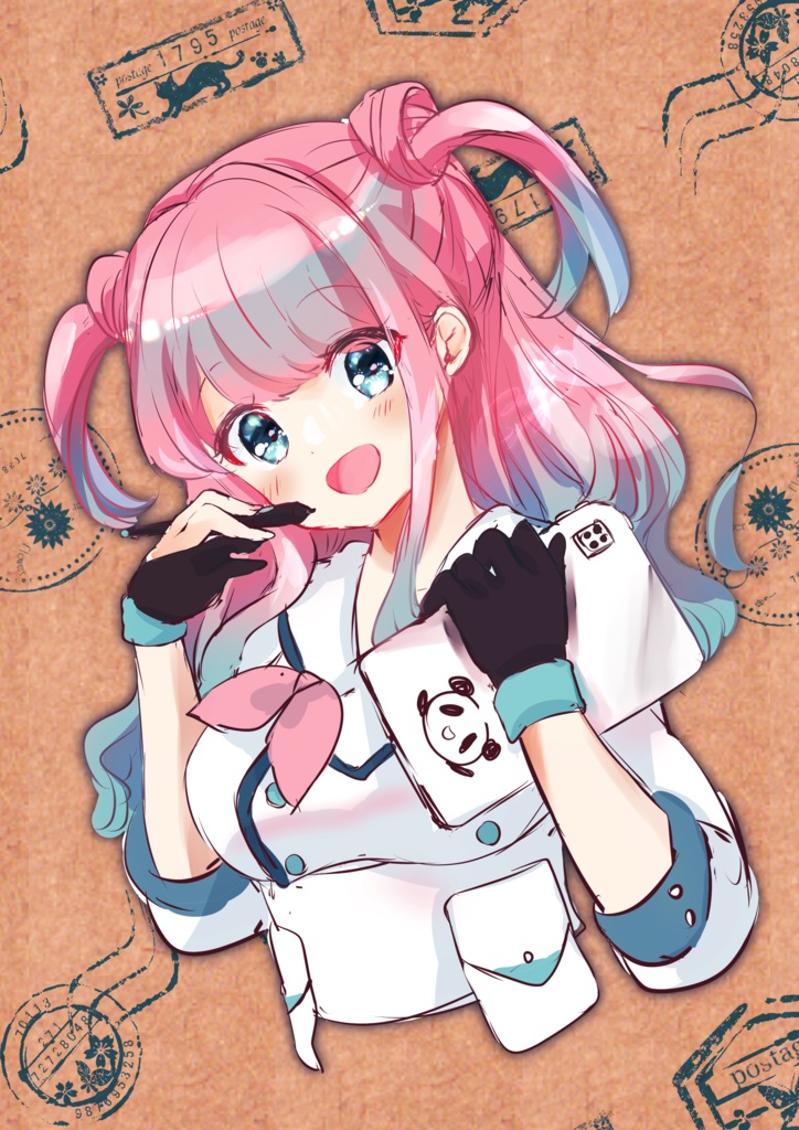 【Vroid】仲春モデル_研究員の姿【3Dモデル販売】