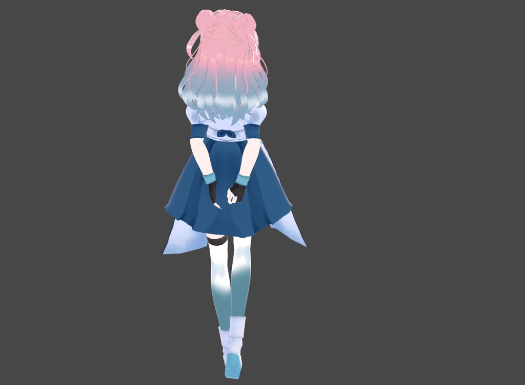 【Vroid】仲春モデル_研究員の姿【3Dモデル販売】