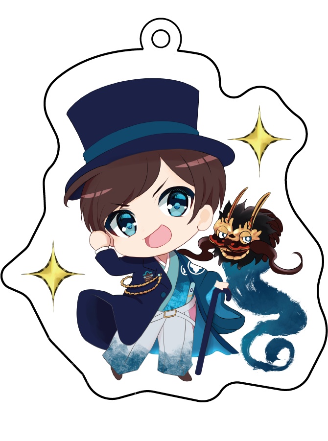 深谷栄一アクリルキーホルダー　01