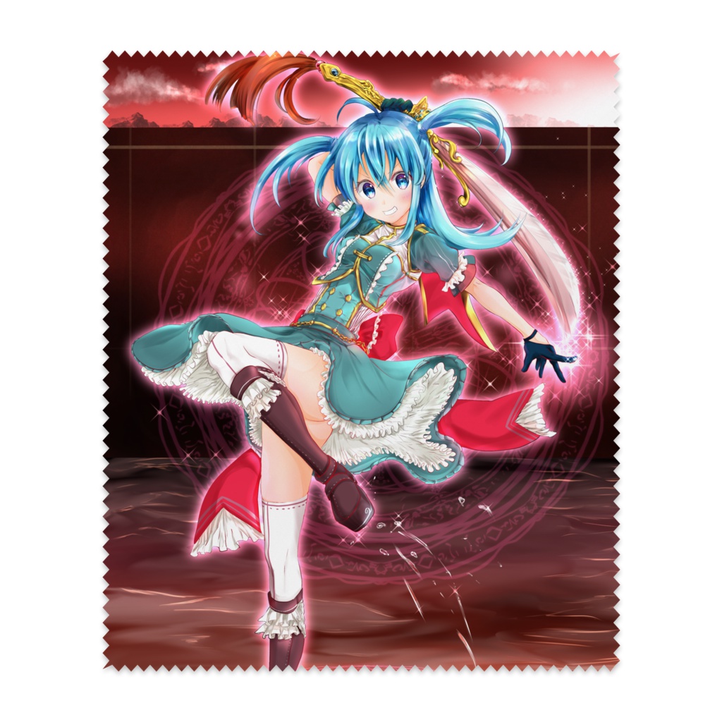 オリジナルっ娘「ライト」ちゃんメガネ拭き
