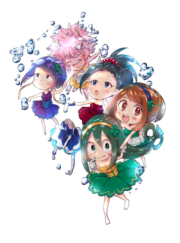 A組女子水中アクキー