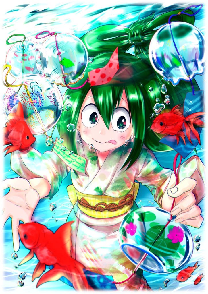 真夏の梅雨ちゃんTシャツ