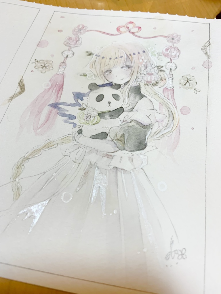 【ドローイング】中華とパンダ