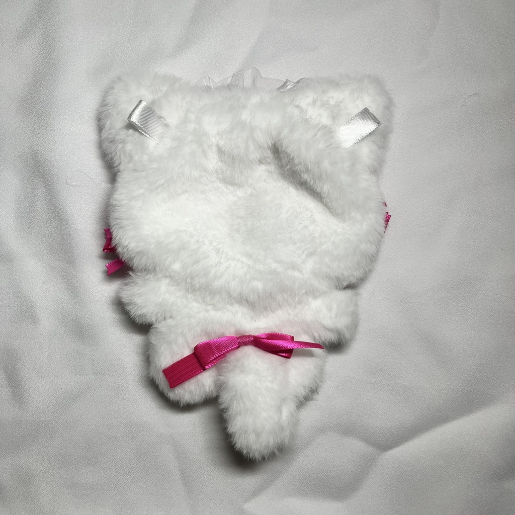 ぬい服 猫 白 ピンク
