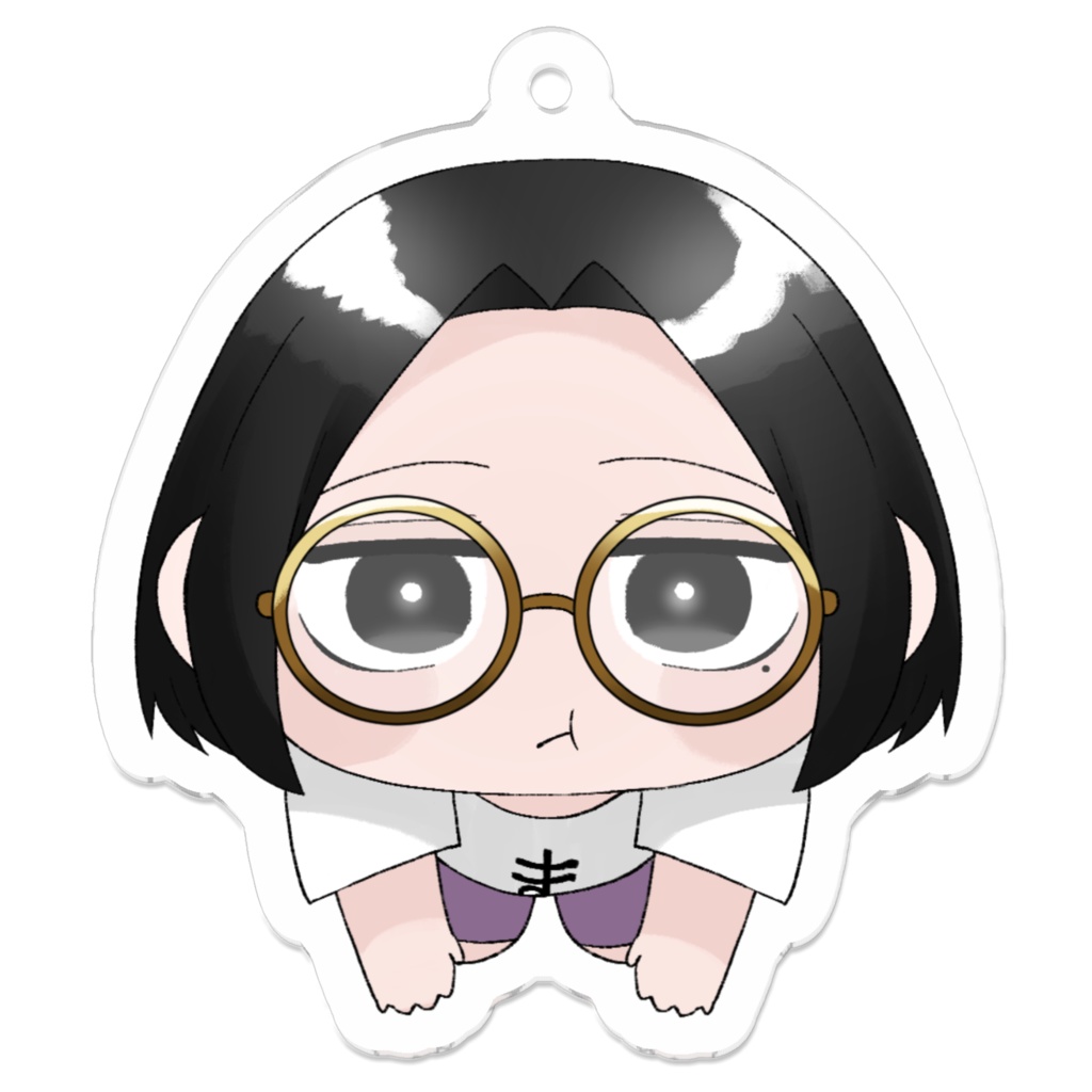 【まゆぶん】ぶらりんアクリルキーホルダー