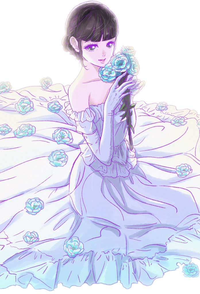 ホワイトドレス マグカップ