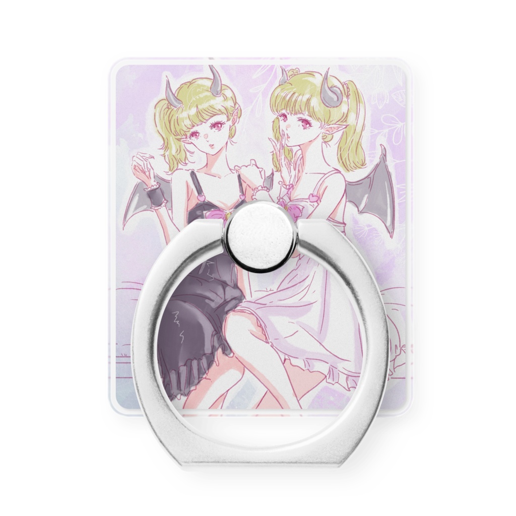 双子サキュバススマホリング