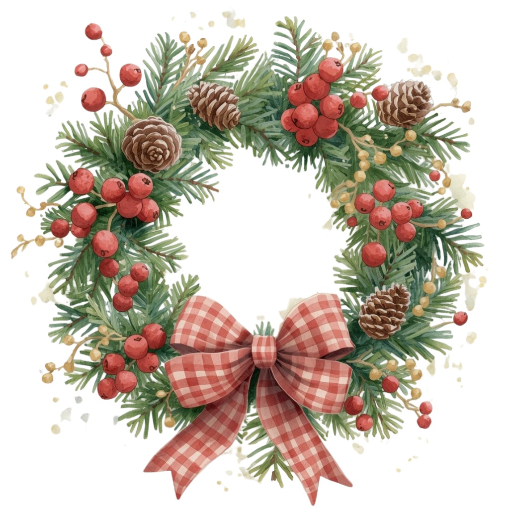 【水彩風】ほっこり可愛いクリスマス クリップアート 15点コレクション 🎄