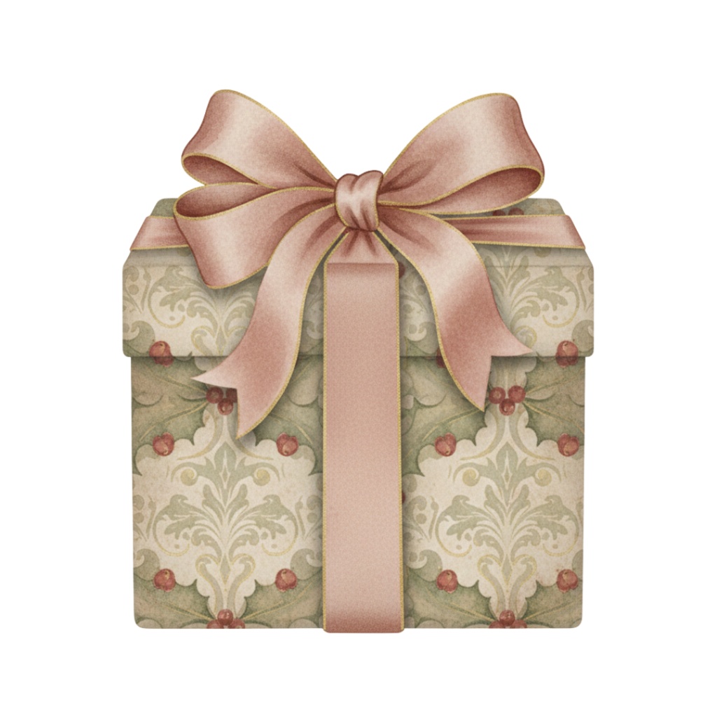 ヴィンテージクリスマス クリップアートセット