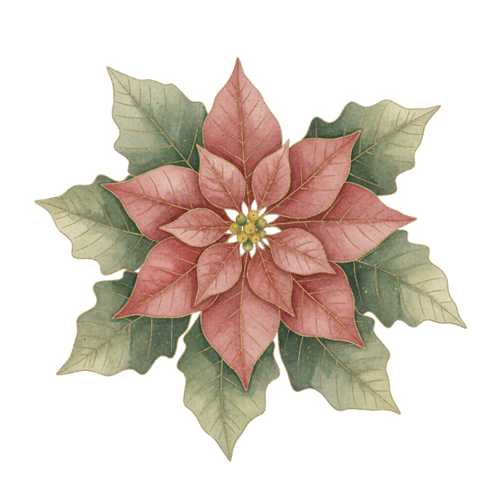 ヴィンテージクリスマス クリップアートセット