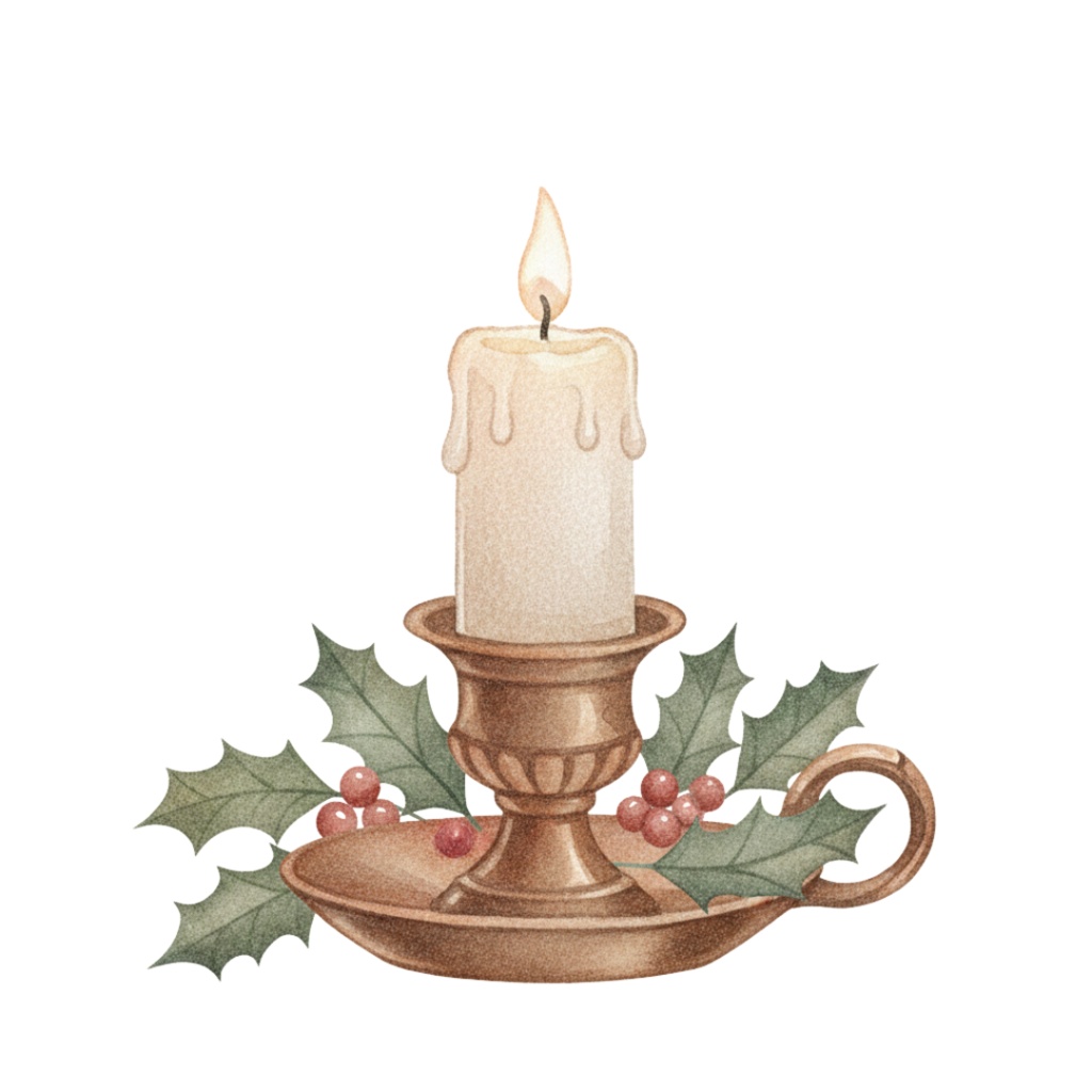 ヴィンテージクリスマス クリップアートセット