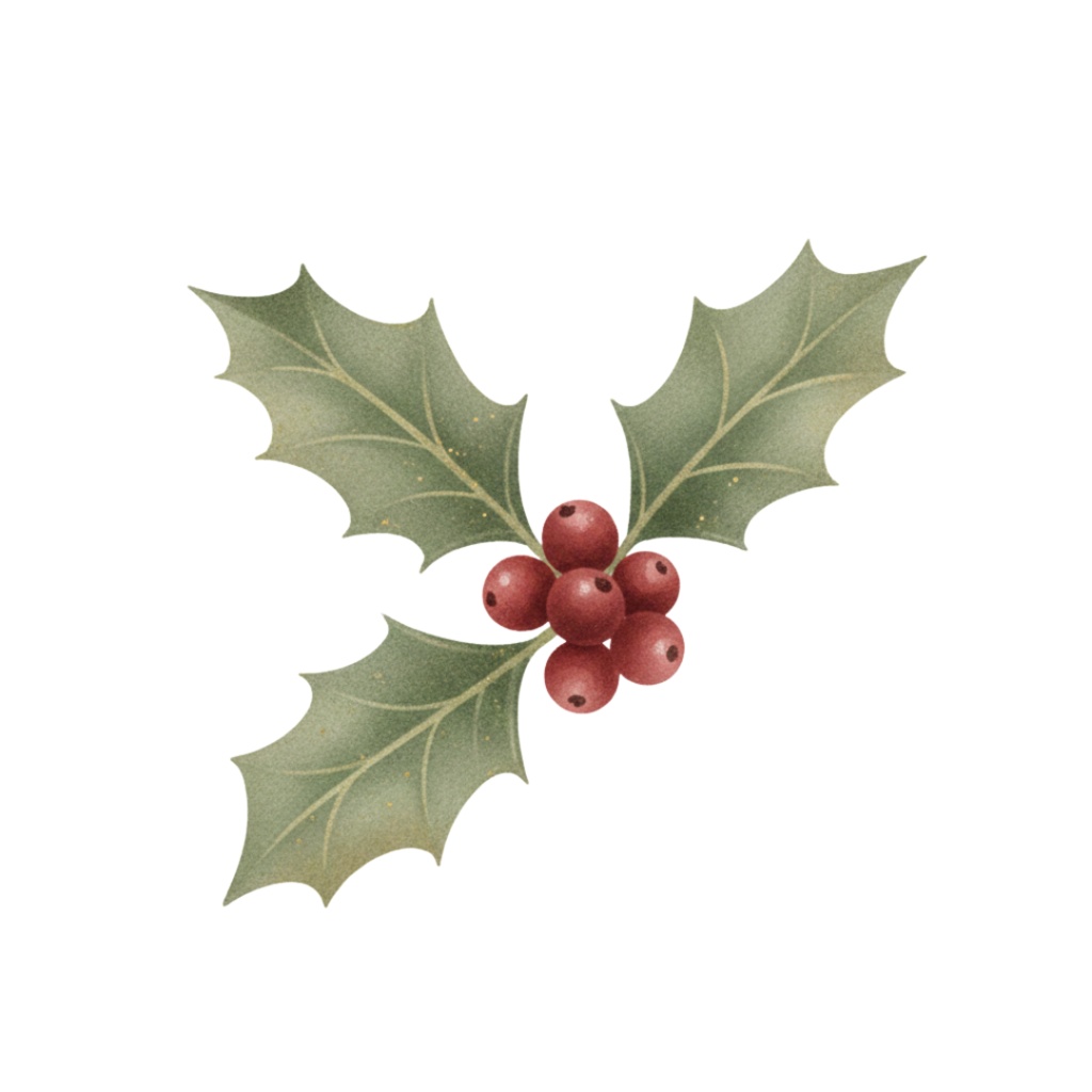 ヴィンテージクリスマス クリップアートセット