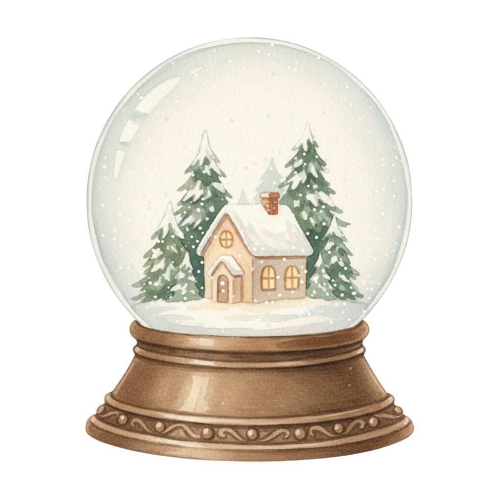 ヴィンテージクリスマス クリップアートセット