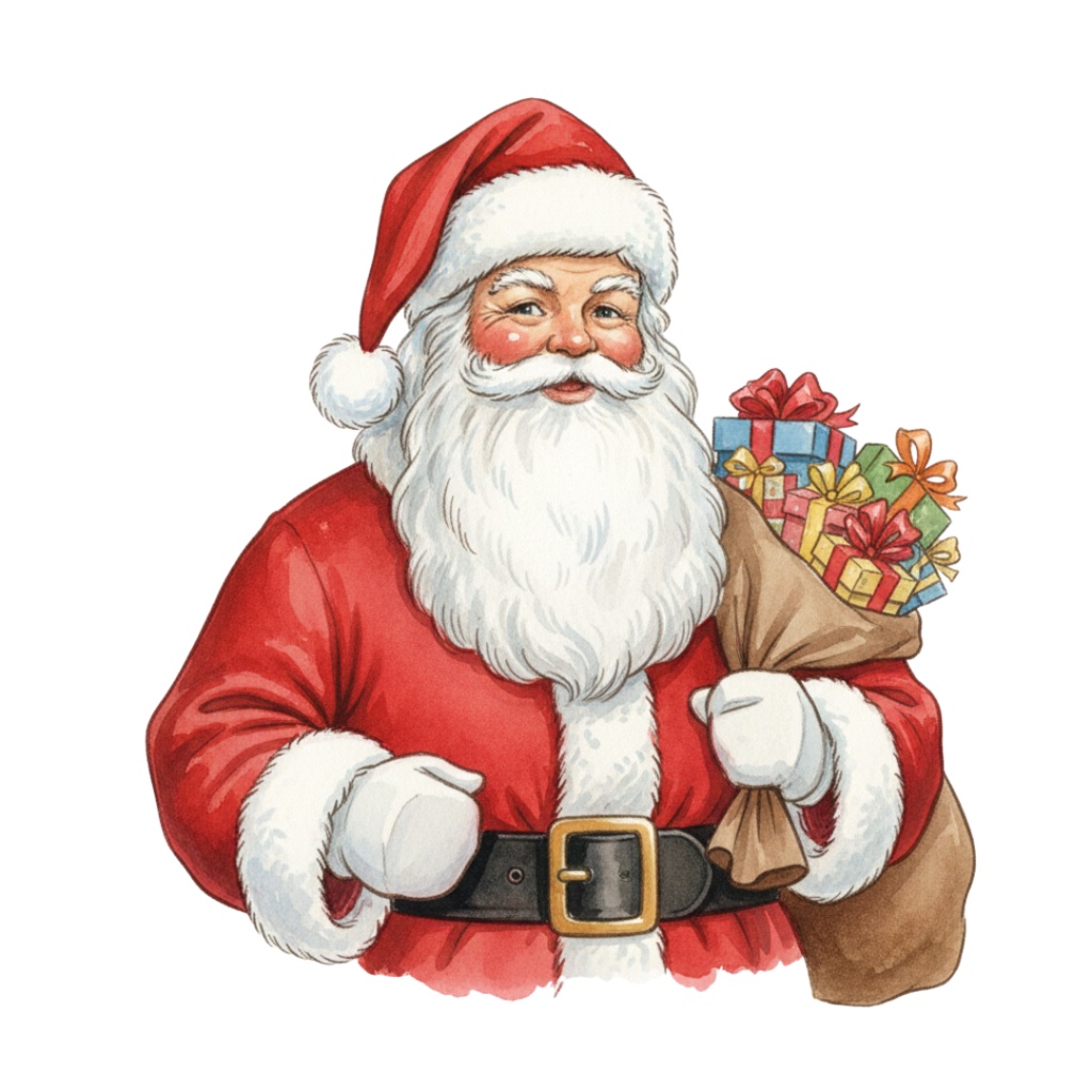 ヴィンテージクリスマス クリップアートセット