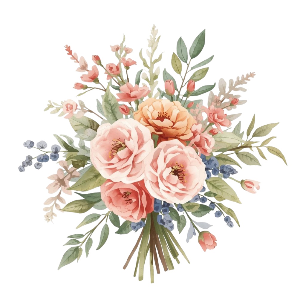 レトロピンクの旅アイテムクリップアート|16点セット