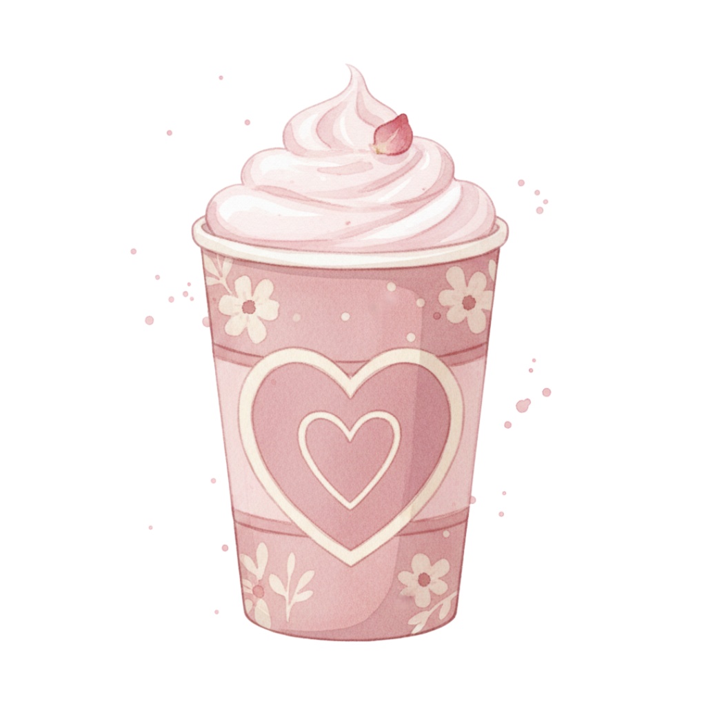 Pastel Valentine Clipart|水彩レトロ素材(12点)