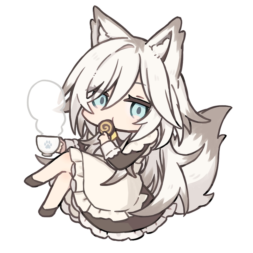 オオカミメイドさん　アクリルキーホルダー