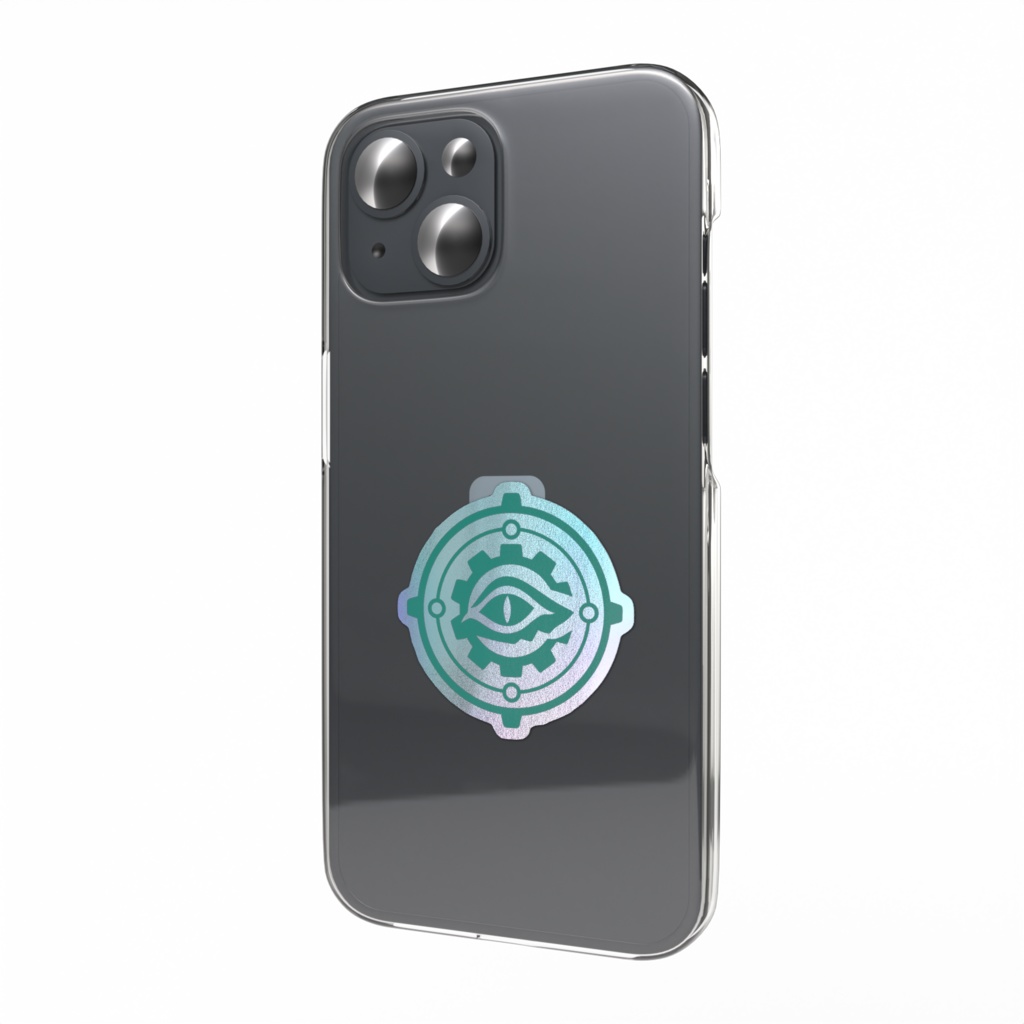 CroCanaスマホステッカー