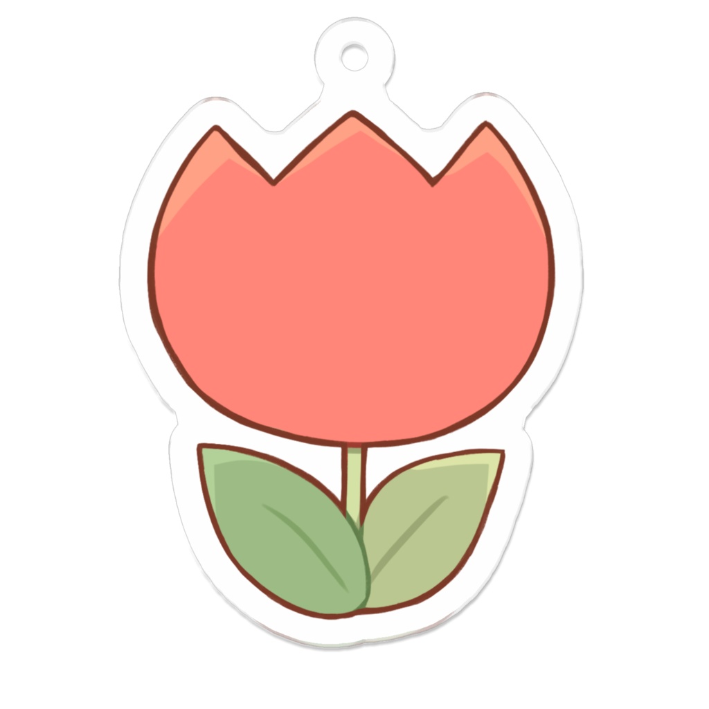 アクリルキーホルダー（チューリップ）