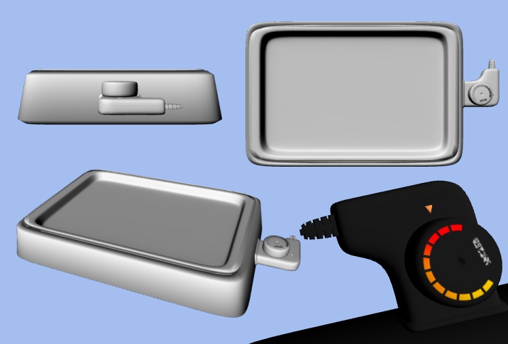 【クリスタ】鉄板料理ツール3D