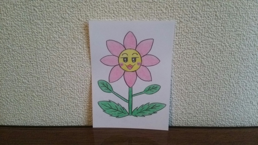 49 花ちゃん ポストカード 手描きイラスト まってつ工房 Booth