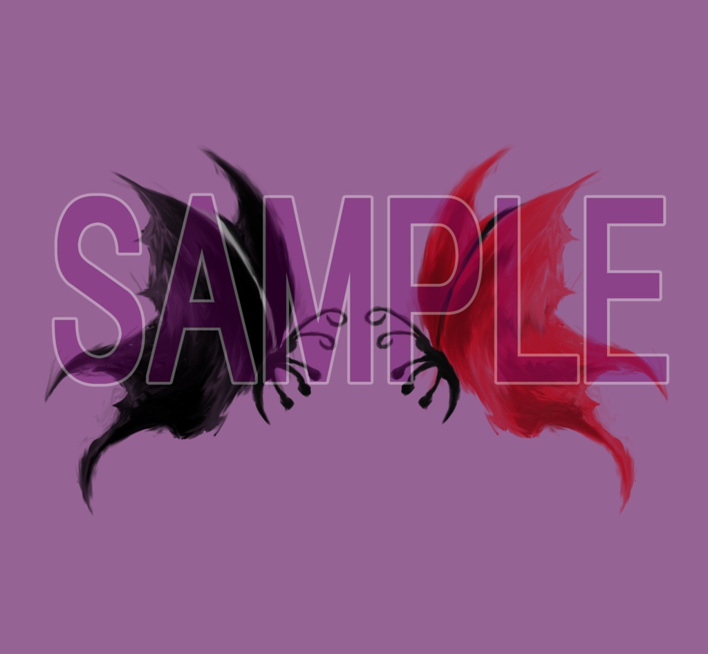 【VRChat】蝶タトゥーテクスチャー、Tattoo、タトゥー、刺青、