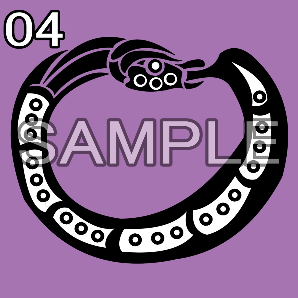 【VRChat】 蛇タトゥーテクスチャー、Tattoo、タトゥー、刺青、