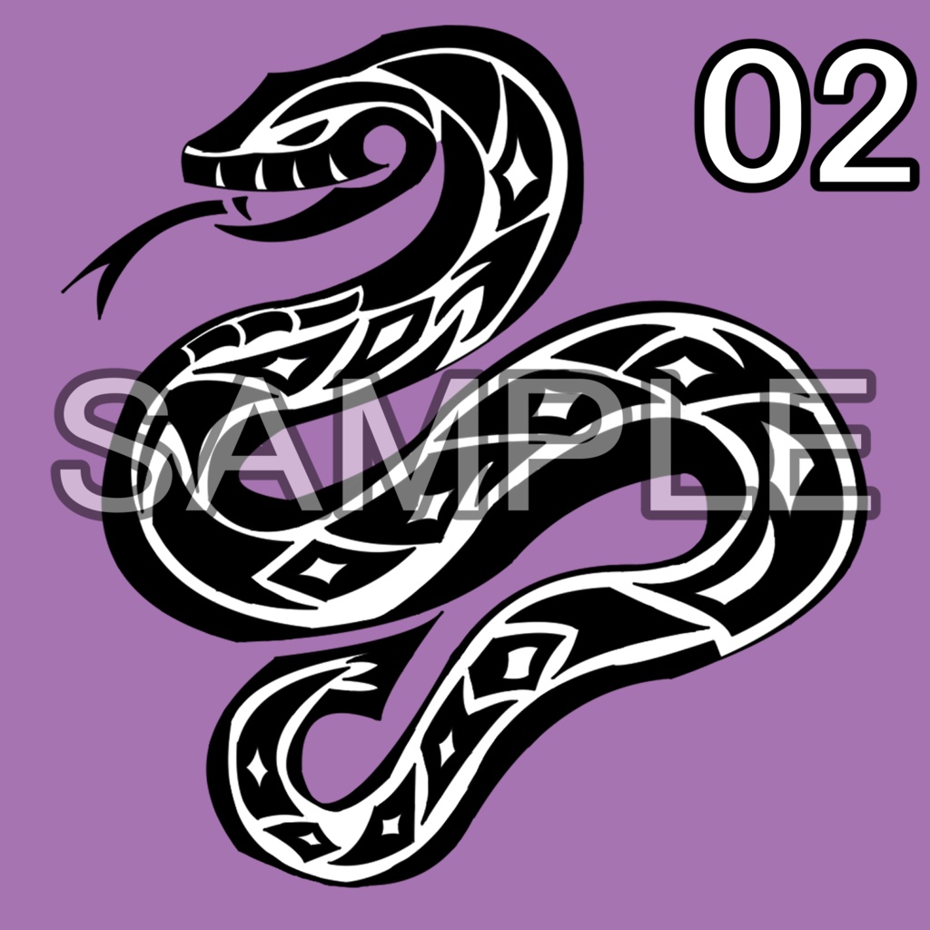 【VRChat】 蛇タトゥーテクスチャー、Tattoo、タトゥー、刺青、