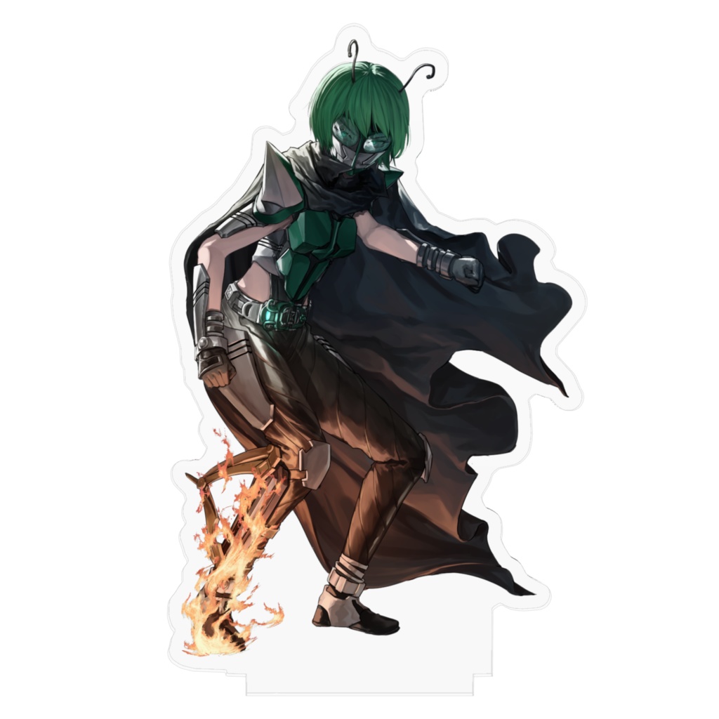 仮面ライダーホタルアクリルフィギュア【リグル・ナイトバグ】