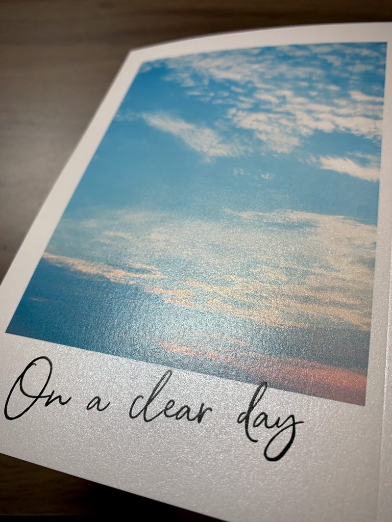 カイレイ小説「On a clear day」