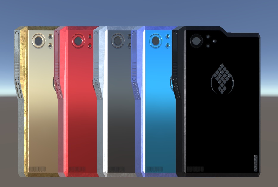 【VRchat想定】MCF Sci-Fi携帯端末I48