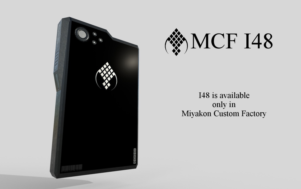 【VRchat想定】MCF Sci-Fi携帯端末I48