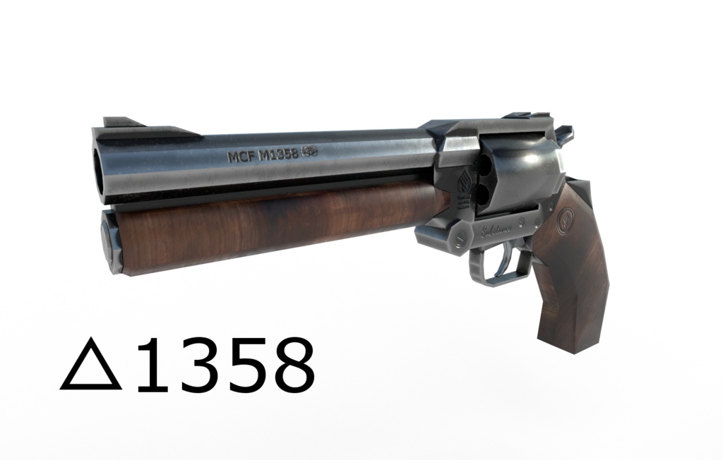【VRchat想定】MCF BOリボルバー M1358