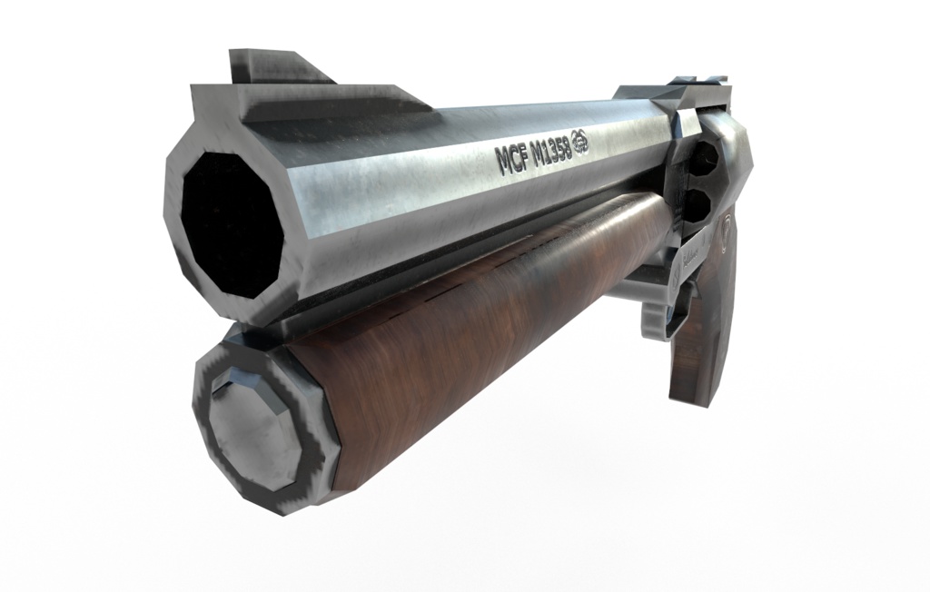 【VRchat想定】MCF BOリボルバー M1358