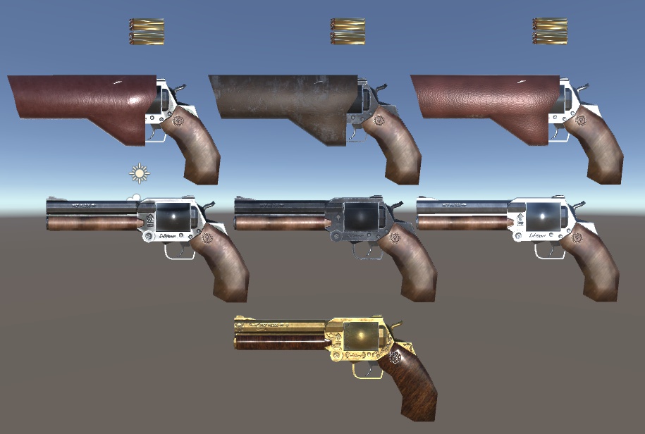 【VRchat想定】MCF BOリボルバー M1358