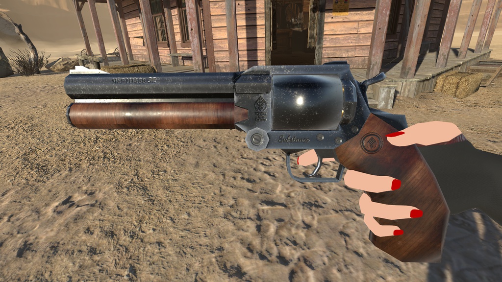 【VRchat想定】MCF BOリボルバー M1358