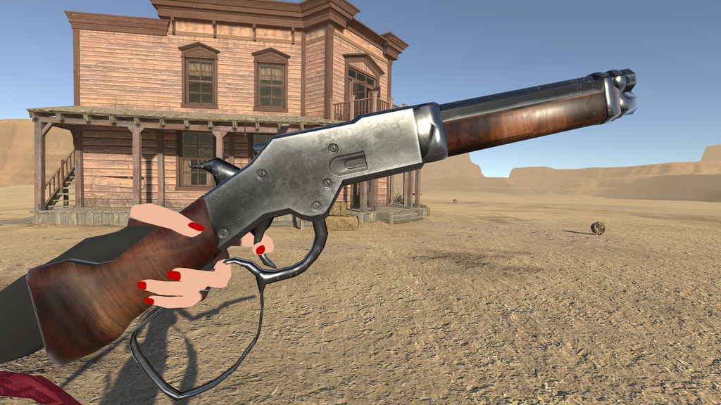 【VRchat想定】MCF M1100 Durandal Cusutom レバーアクションソウドオフ