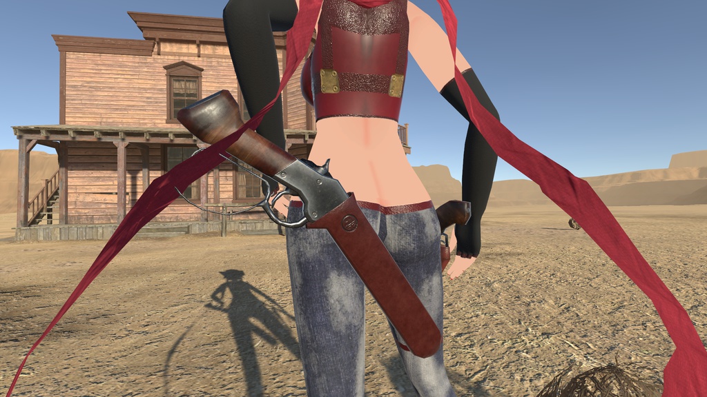 【VRchat想定】MCF M1100 Durandal Cusutom レバーアクションソウドオフ