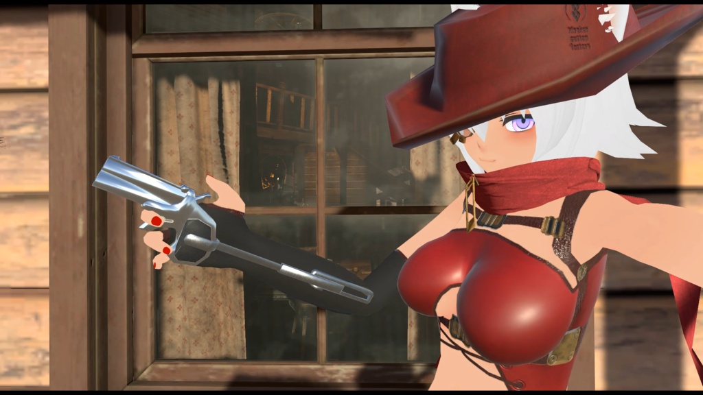 【VRchat想定】MCF デリンジャー スリーブガン