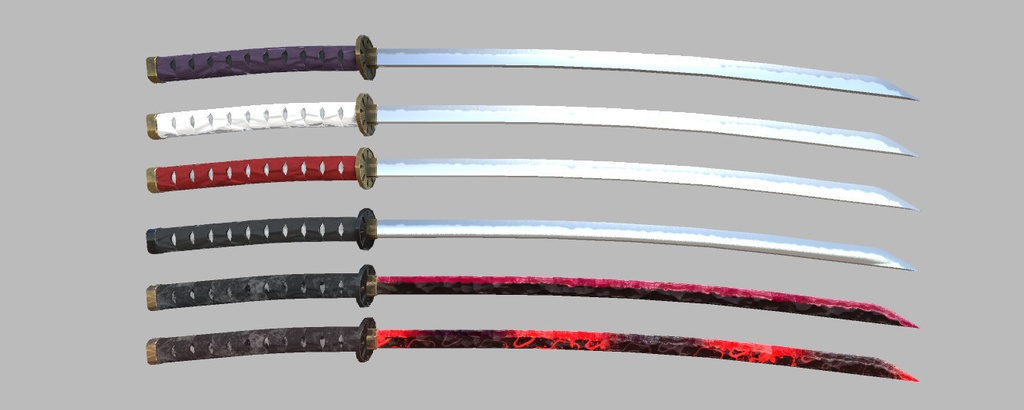 MCF 打刀京拵 記四季 白牙神凛