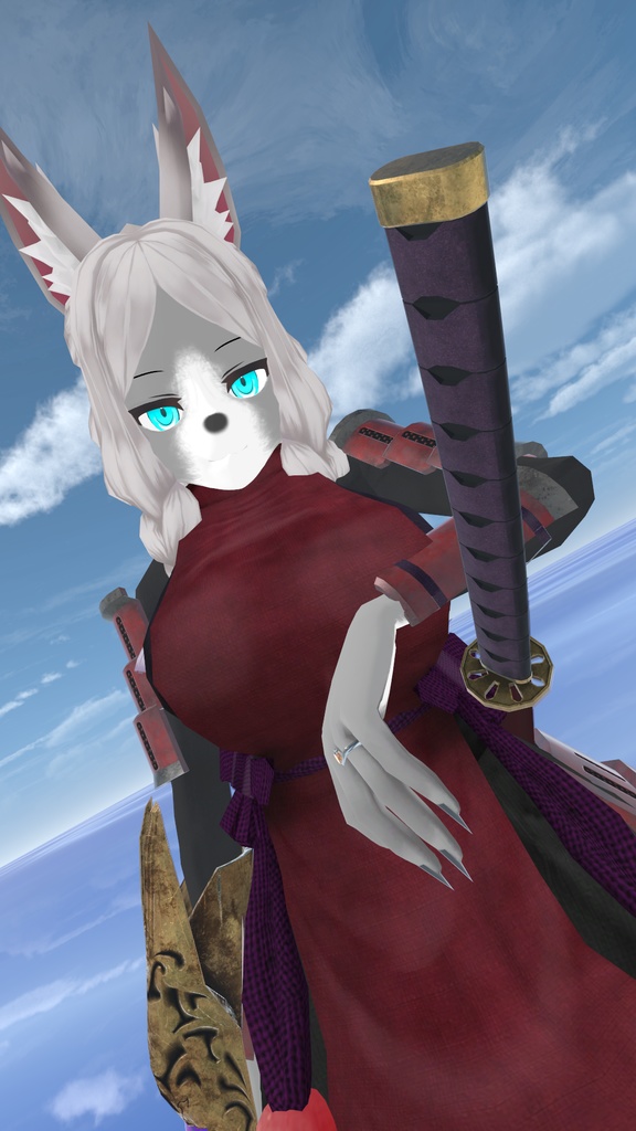 MCF 打刀京拵 記四季 白牙神凛