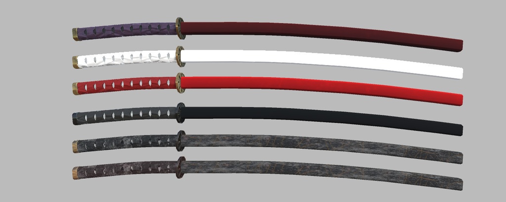 MCF 打刀京拵 記四季 白牙神凛