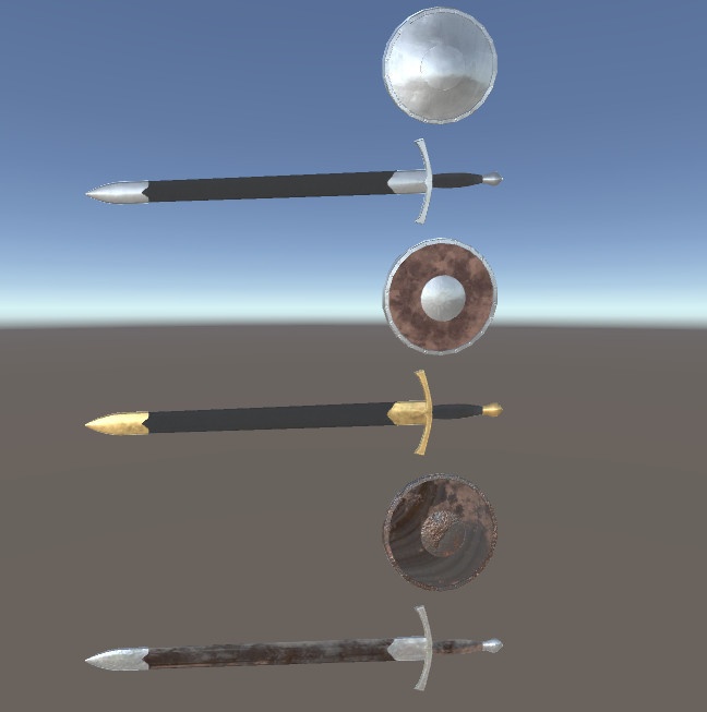 MCF 西洋剣盾セット