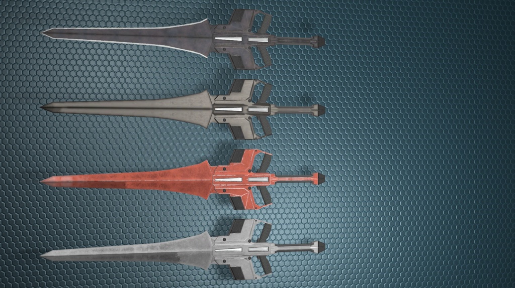 MCF sci fi Sword Rifle