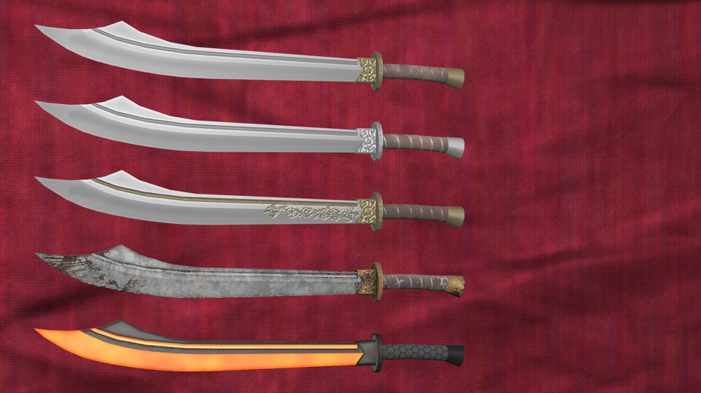 MCF Chinese willow leaf sword 青龍刀 柳刃刀