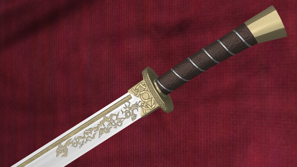 MCF Chinese willow leaf sword 青龍刀 柳刃刀