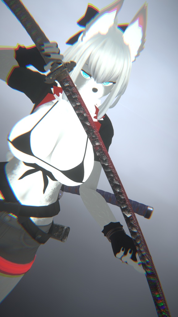 MCF 打刀京拵 記四季 白牙神凛 大神