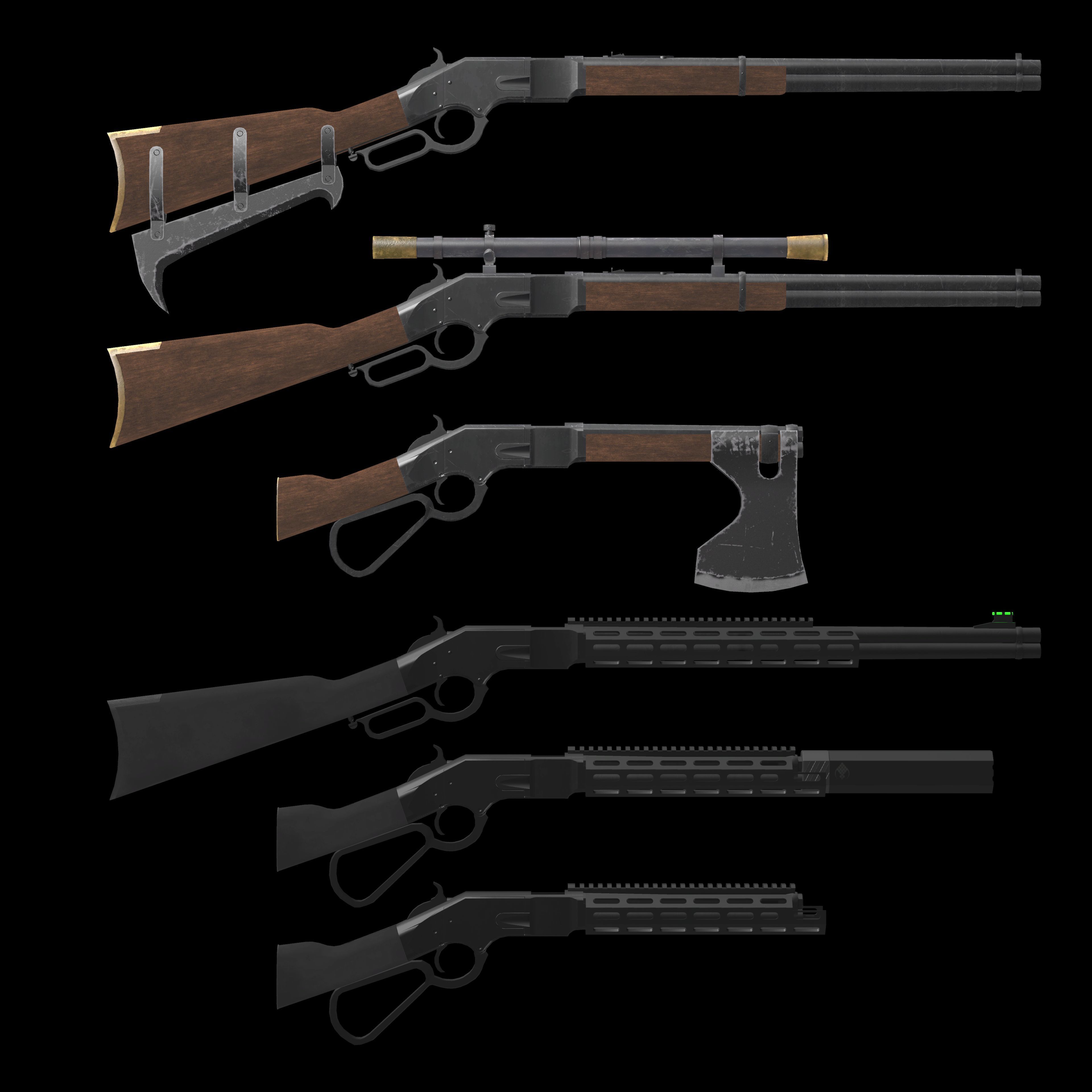 Fad Rilfe MCF Durandal 2nd Lever Action Rifle - Miyakon Custom Factory - BOOTH